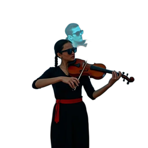 staff, concept art, 3d render, cartoon, pixel art, underwater, person, playing transparent PNG cut-out