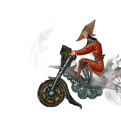 concept art, fantasy art, watercolor, photorealistic, figure, wearing, red, outfit transparent PNG cut-out