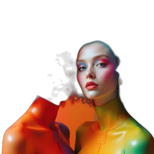 robot, face, mask, jewelry transparent PNG cut-out
