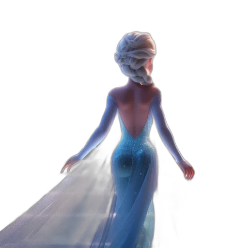 dress, crown, robot, creature, concept art, 3d render, fantasy art, pixel art transparent PNG cut-out