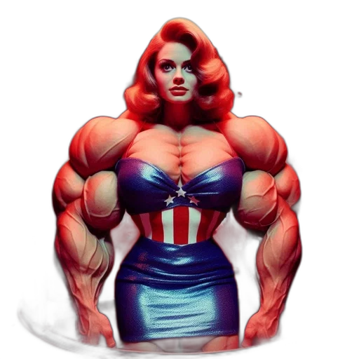 comic book art, concept art, pixel art, 3d render, muscular, woman, suit, reminiscent transparent PNG cut-out