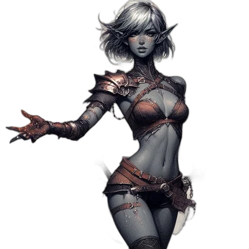 staff, concept art, fantasy art, comic book art, pixel art, dark, monochrome, earth tones transparent PNG cut-out