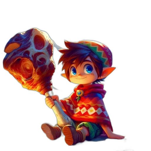 staff, weapon, sword, hat, fantasy art, concept art, pixel art, watercolor transparent PNG cut-out