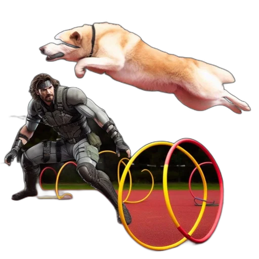 animal, creature, weapon, concept art, pixel art, fantasy art, photorealistic, man transparent PNG cut-out