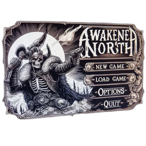 concept art, screenshot, displays, main, menu, game, called, awakened transparent PNG cut-out