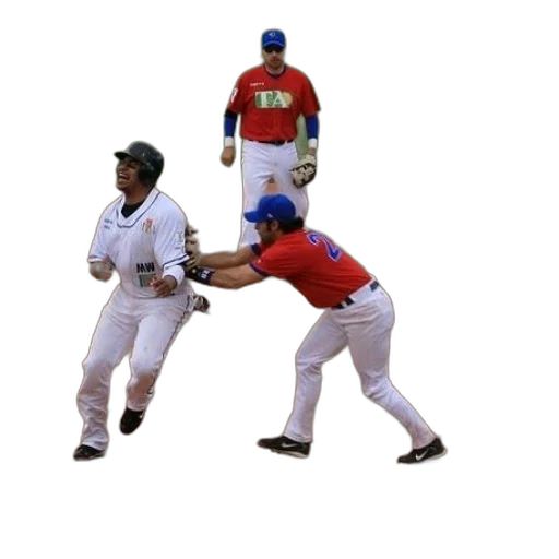 creature, baseball, player, red transparent PNG cut-out