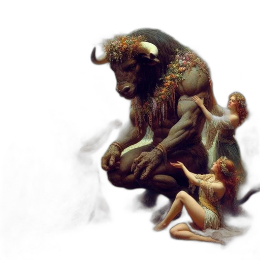 creature, animal, dragon, mask, concept art, fantasy art, photorealistic, oil painting transparent PNG cut-out
