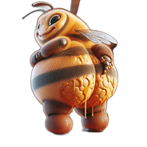 animal, creature, food, robot, 3d render, concept art, photorealistic, golden transparent PNG cut-out