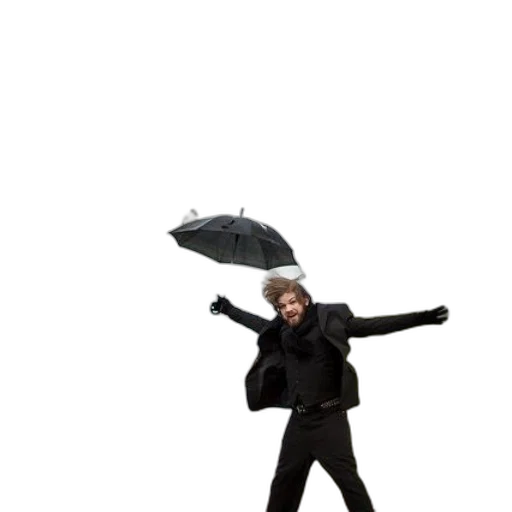 umbrella, jacket, staff, concept art transparent PNG cut-out