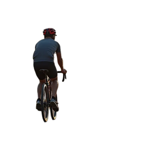 creature, animal, hat, 3d render, pixel art, concept art, photorealistic, bicycle transparent PNG cut-out
