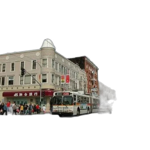 building, photorealistic, concept art, 3d render, city street, busy, city, street transparent PNG cut-out
