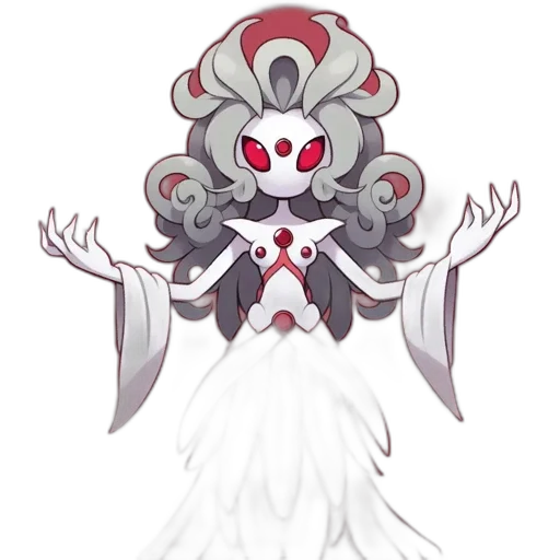 creature, mask, crown, hair, concept art, pixel art, fantasy art, 3d render transparent PNG cut-out