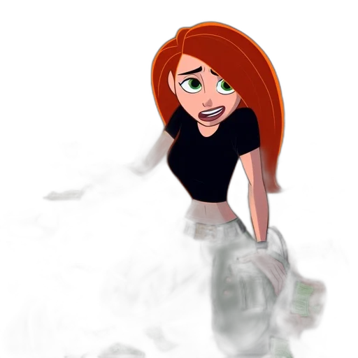 dress, cartoon, concept art, fantasy art, 3d render, snow, fire, underwater transparent PNG cut-out