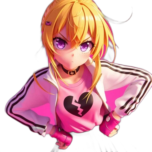 jacket, robot, face, weapon, anime, pixel art, cartoon, concept art transparent PNG cut-out