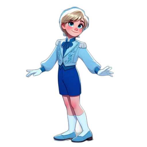 staff, jacket, dress, robot, cartoon, concept art, 3d render, anime transparent PNG cut-out