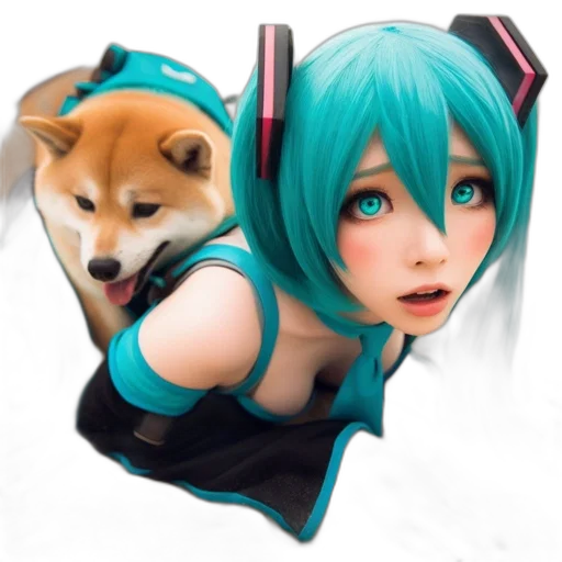 animal, creature, robot, face, 3d render, concept art, anime, photorealistic transparent PNG cut-out