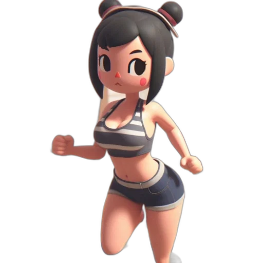 weapon, staff, 3d render, concept art, pixel art, anime, female, figure transparent PNG cut-out