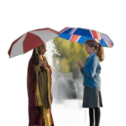 umbrella, photorealistic, concept art, 3d render, rain, fog, snow, outer space transparent PNG cut-out