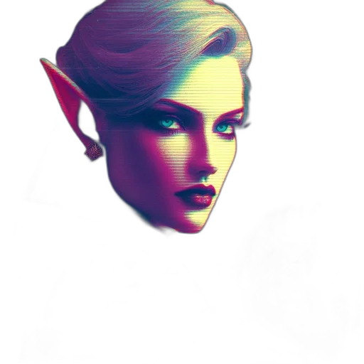 face, mask, staff, creature, fantasy art, concept art, pixel art, 3d render transparent PNG cut-out