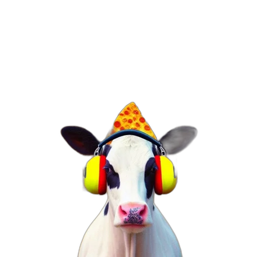 hat, animal, crown, staff, concept art, 3d render, pixel art, cartoon transparent PNG cut-out