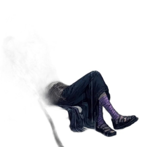 staff, shoes, mask, jacket, concept art, photorealistic, cyberpunk, watercolor transparent PNG cut-out
