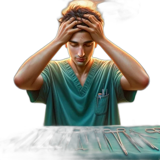 staff, face, hair, photorealistic, concept art, watercolor, oil painting, fire transparent PNG cut-out