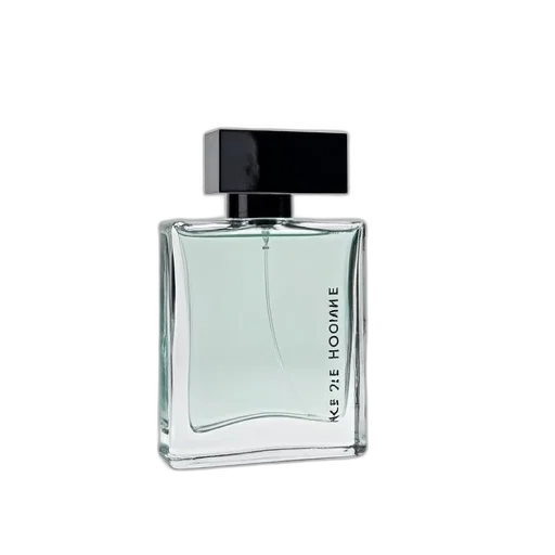 bottle, sleek, modern, kenzo, homme, perfume, displayed, cap transparent PNG cut-out