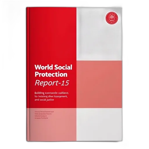 cover, world, social, protection, report, 2014-15, featuring, red transparent PNG cut-out