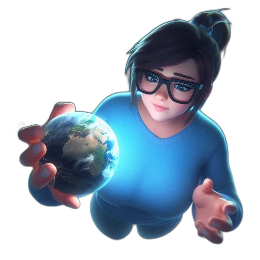 staff, face, concept art, 3d render, cartoon, fantasy art, outer space, animated transparent PNG cut-out