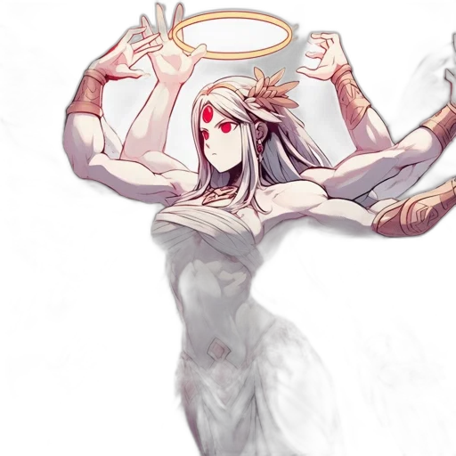 crown, sword, dress, weapon, concept art, fantasy art, anime, pixel art transparent PNG cut-out
