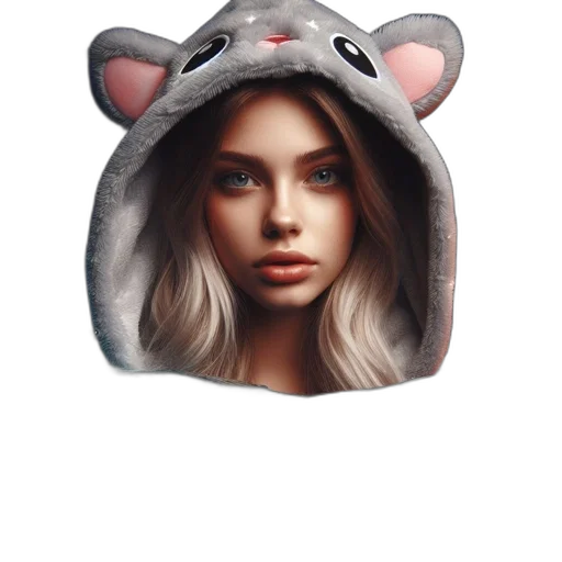 hat, face, jacket, creature, fantasy art, concept art, photorealistic, 3d render transparent PNG cut-out