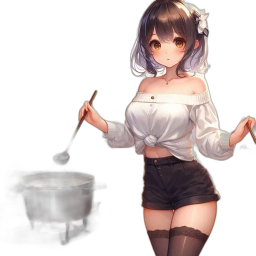 food, dress, staff, weapon, concept art, fantasy art, anime, pixel art transparent PNG cut-out
