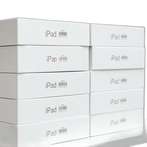 furniture, 3d render, pastel, monochrome, collection, white, apple, ipad transparent PNG cut-out