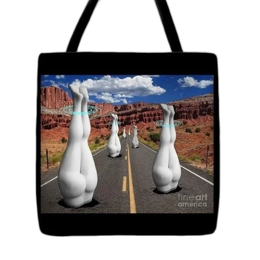 photorealistic, artistic, photograph, featuring, surreal, figures, road, desert transparent PNG cut-out