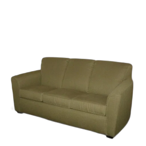 furniture, 3d render, photorealistic, earth tones, green, couch, sits, room transparent PNG cut-out