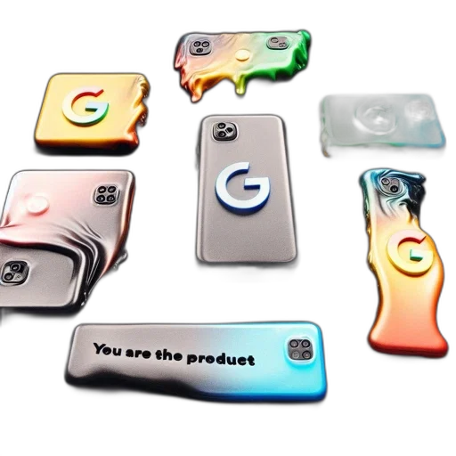 3d render, colorful, photo, displays, array, colored, smartphone, covers transparent PNG cut-out