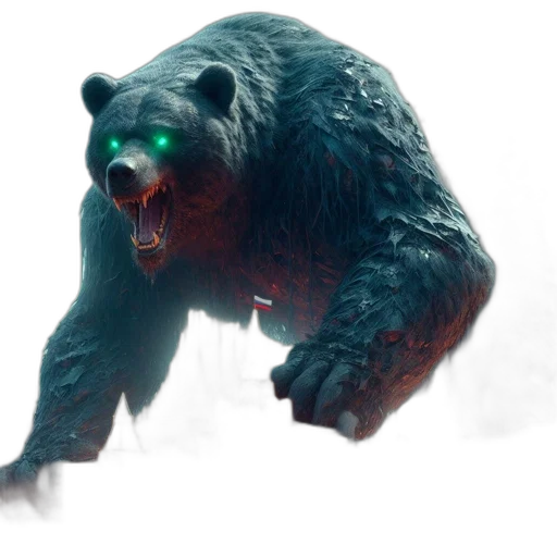animal, creature, concept art, 3d render transparent PNG cut-out