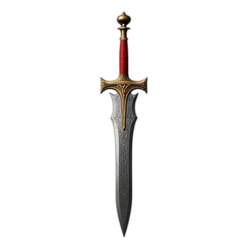 sword, weapon, staff, jewelry, concept art, fantasy art, 3d render, pixel art transparent PNG cut-out