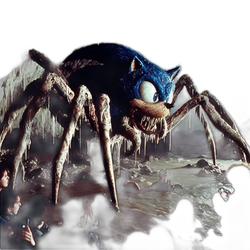 creature, animal, mask, concept art, 3d render, fantasy art, photorealistic, sonic transparent PNG cut-out