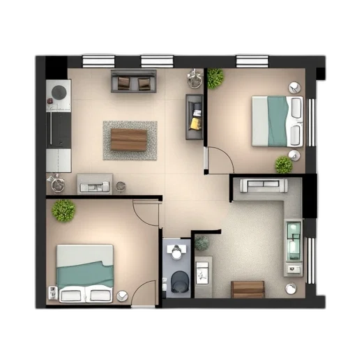 furniture, 3d render, concept art, pixel art transparent PNG cut-out
