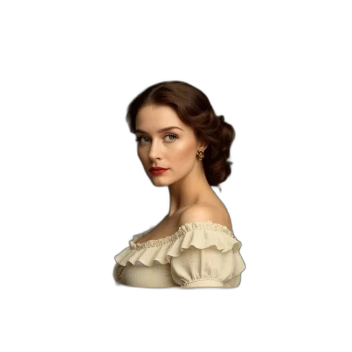 dress, crown, hat, face, photorealistic, pixel art, oil painting, fantasy art transparent PNG cut-out