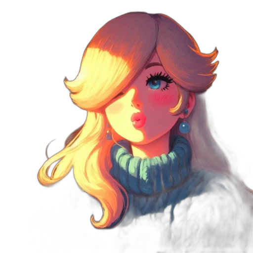 face, crown, staff, hat, watercolor, pixel art, concept art, anime transparent PNG cut-out