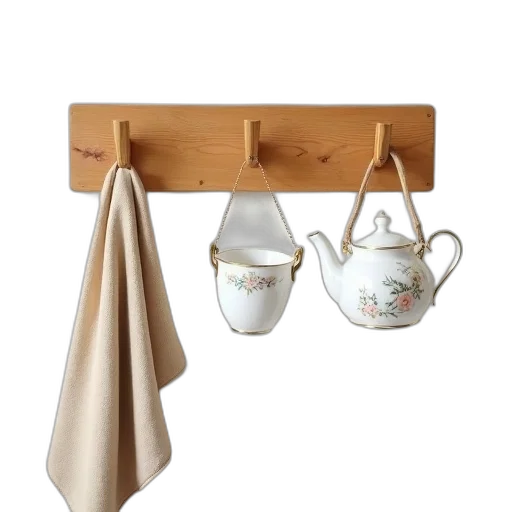 furniture, jewelry, umbrella, 3d render, earth tones, golden, pastel, wooden transparent PNG cut-out
