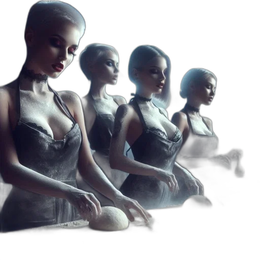 dress, robot, jewelry, concept art, 3d render, photorealistic, fantasy art, outer space transparent PNG cut-out