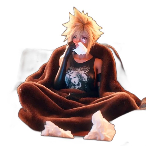 mask, creature, anime, concept art, pixel art, watercolor, person, spiky transparent PNG cut-out