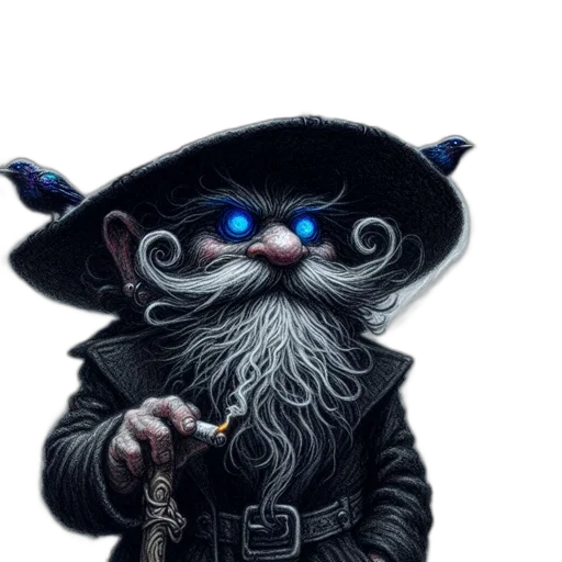 staff, hat, mask, dragon, fantasy art, concept art, 3d render, photorealistic transparent PNG cut-out