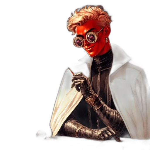 mask, staff, jacket, face, concept art, fantasy art, comic book art, pixel art transparent PNG cut-out