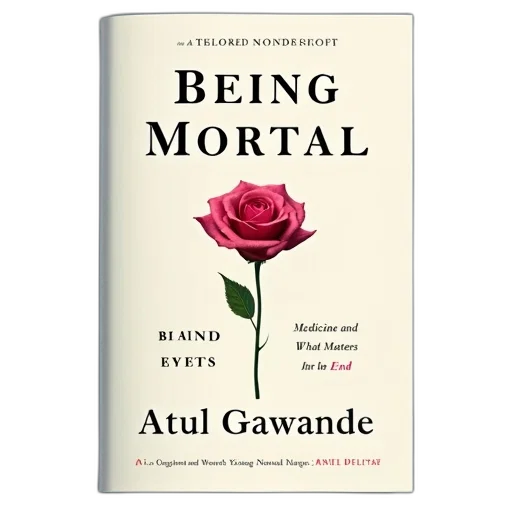 cover, book, being, mortal, medicine, what, matters, end transparent PNG cut-out