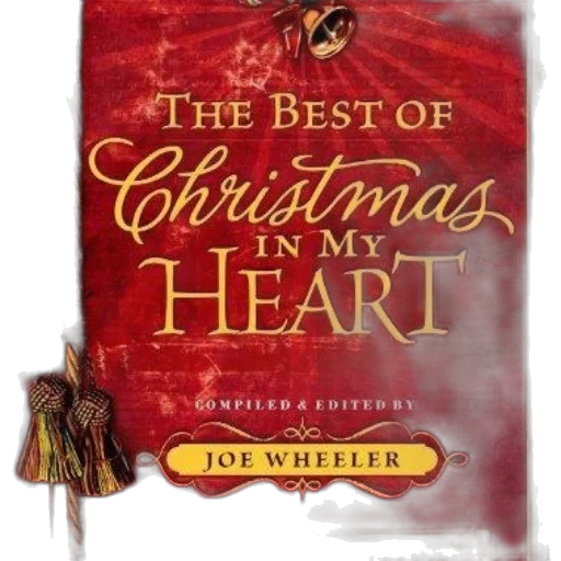 best, christmas, heart, book, cover, red, background, gold transparent PNG cut-out