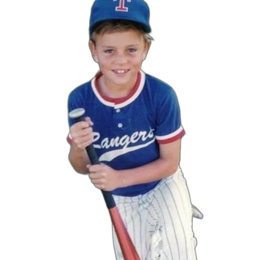 staff, weapon, young, boy, rangers, baseball, uniform, holds transparent PNG cut-out